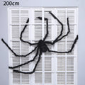 30-200cm Halloween Big Plush Spider Horror Halloween Decoration Party Prop Outdoor Giant Spider Decor Chamber Prank Black Spider