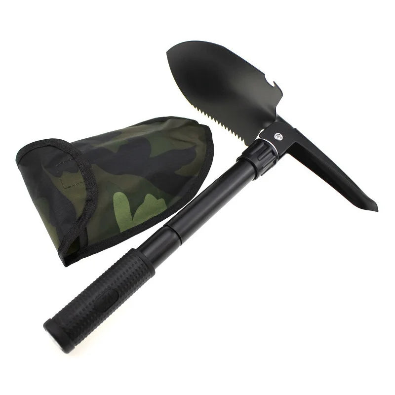 Portable Folding Camping Shovel – Multifunctional Outdoor Survival Tool