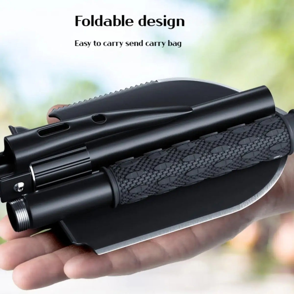 Portable Folding Camping Shovel – Multifunctional Outdoor Survival Tool
